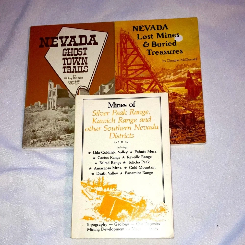 Nevada Ghost Town Mining Books